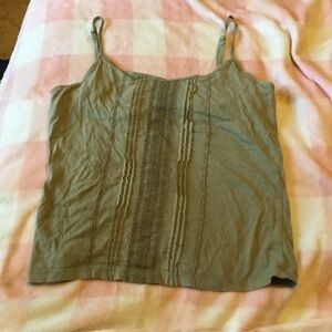 🍁3 for $10 green cami top